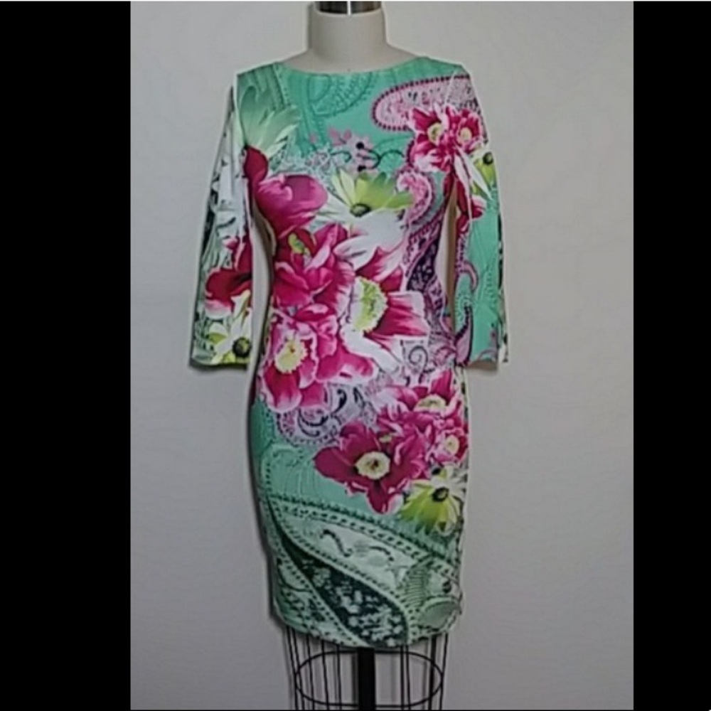 Pink and mint dress